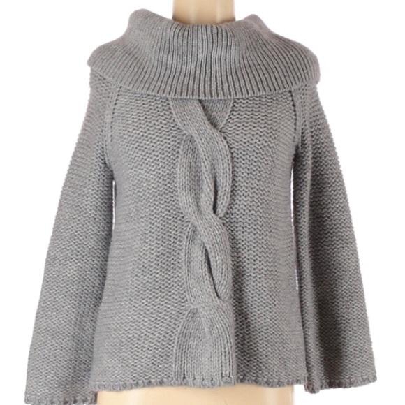 MICHAEL Michael Kors Sweaters - Michael Kors Sweater Gray Chunky Cable Knit Medium